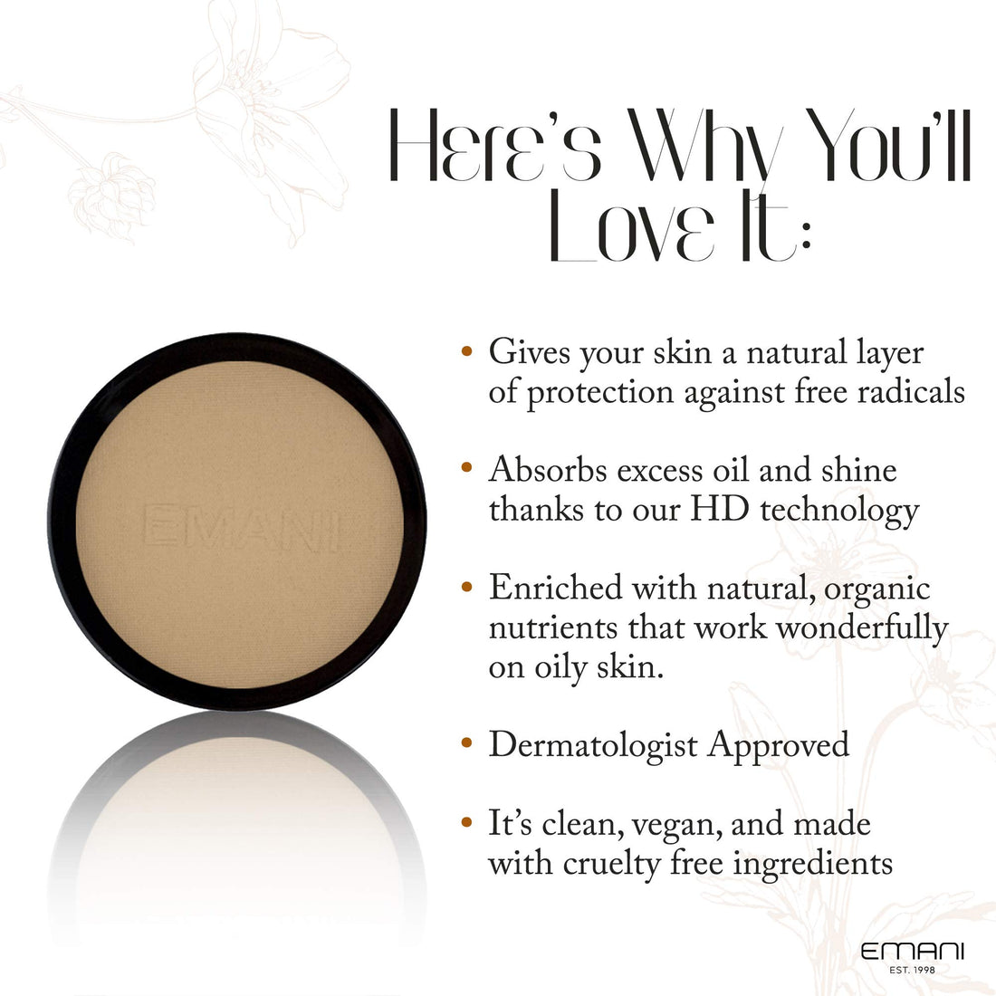 Emani Flawless Matte Foundation - Ginger