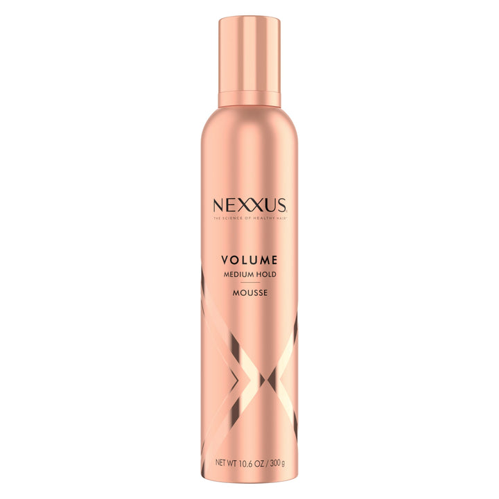 Nexxus Volumizing Foam Hair Mousse, Volume Volumizing Mousse, Hair Styling Mousse, Pink, 10.6 Ounce (Pack of 1)