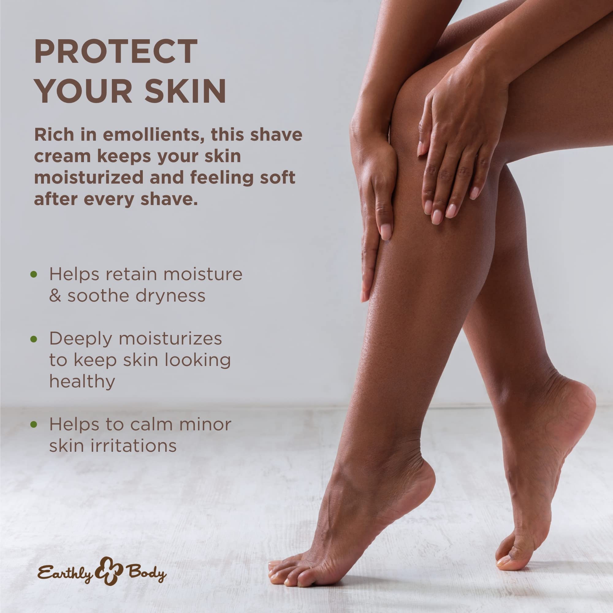 Earthly Body Miracle Oil Shave Cream, 8 Ounce