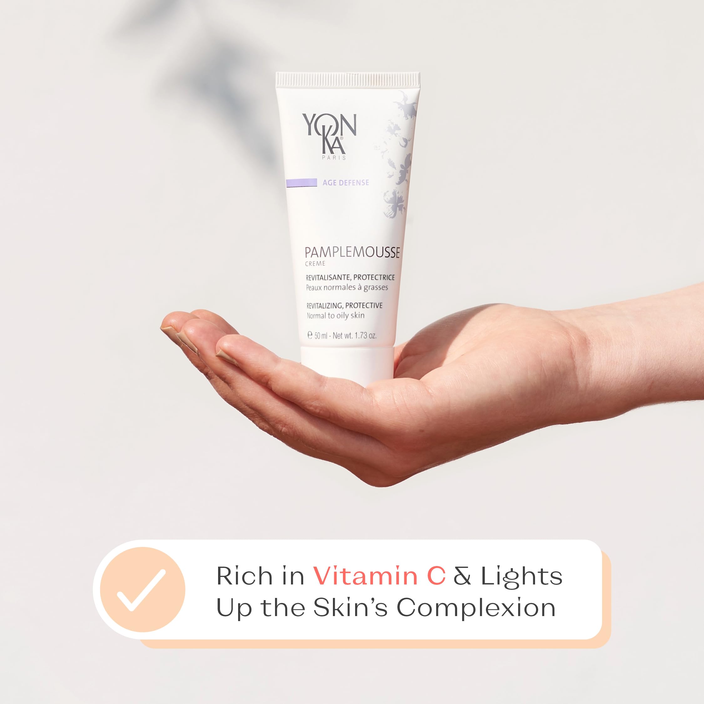 Yonka Age Defense Pamplemousse Vitalizing Cream for Unisex, 1.73 Ounce