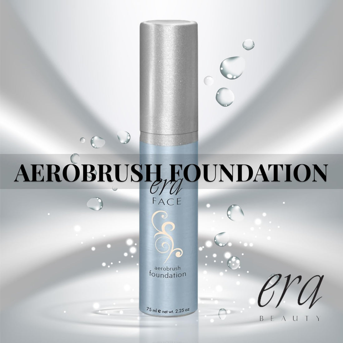 ERA Face Aerobrush Foundation Makeup, R2 Ivory, 2.25 Ounce