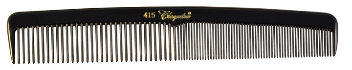 KREST COMBS Cleopatra Series 7 inch Round Back Finger Waver Comb Black (Pack of 12) (Model: 415)