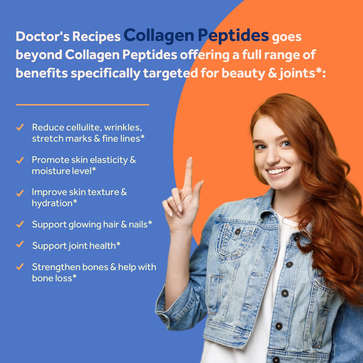 Doctor's Recipes Multi Collagen Peptides with Golden Turmeric, Vitamin C, Biotin, Hyaluronic Acid & Black Pepper, Collagen Supplements for Skin, Hair, Nail & Joint, Collagen for Women and Men, 90 Caps