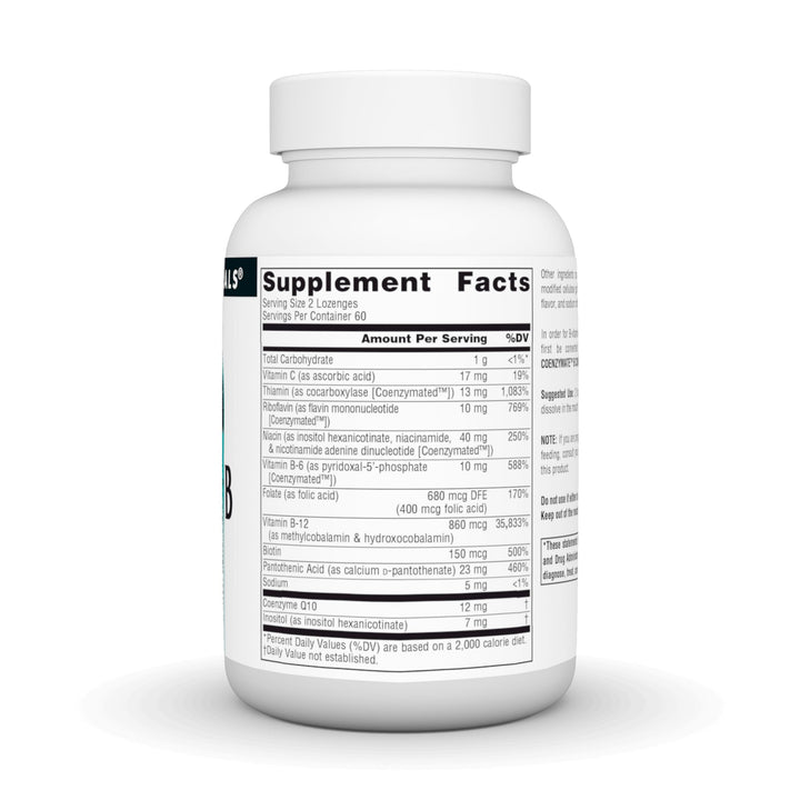 Source Naturals Coenzymate B Complex - Orange Flavor That Melts in Mouth - B Vitamins - 120 Lozenges
