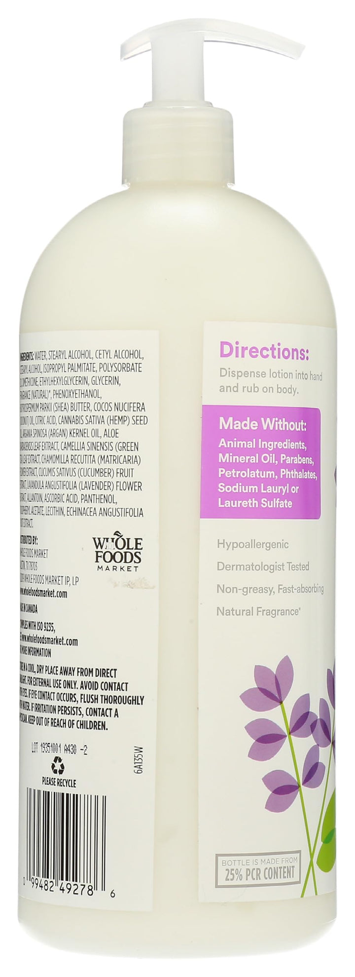 365 by Whole Foods Market, Lavender Maximum Moisture Lotion, 32 Fl Oz