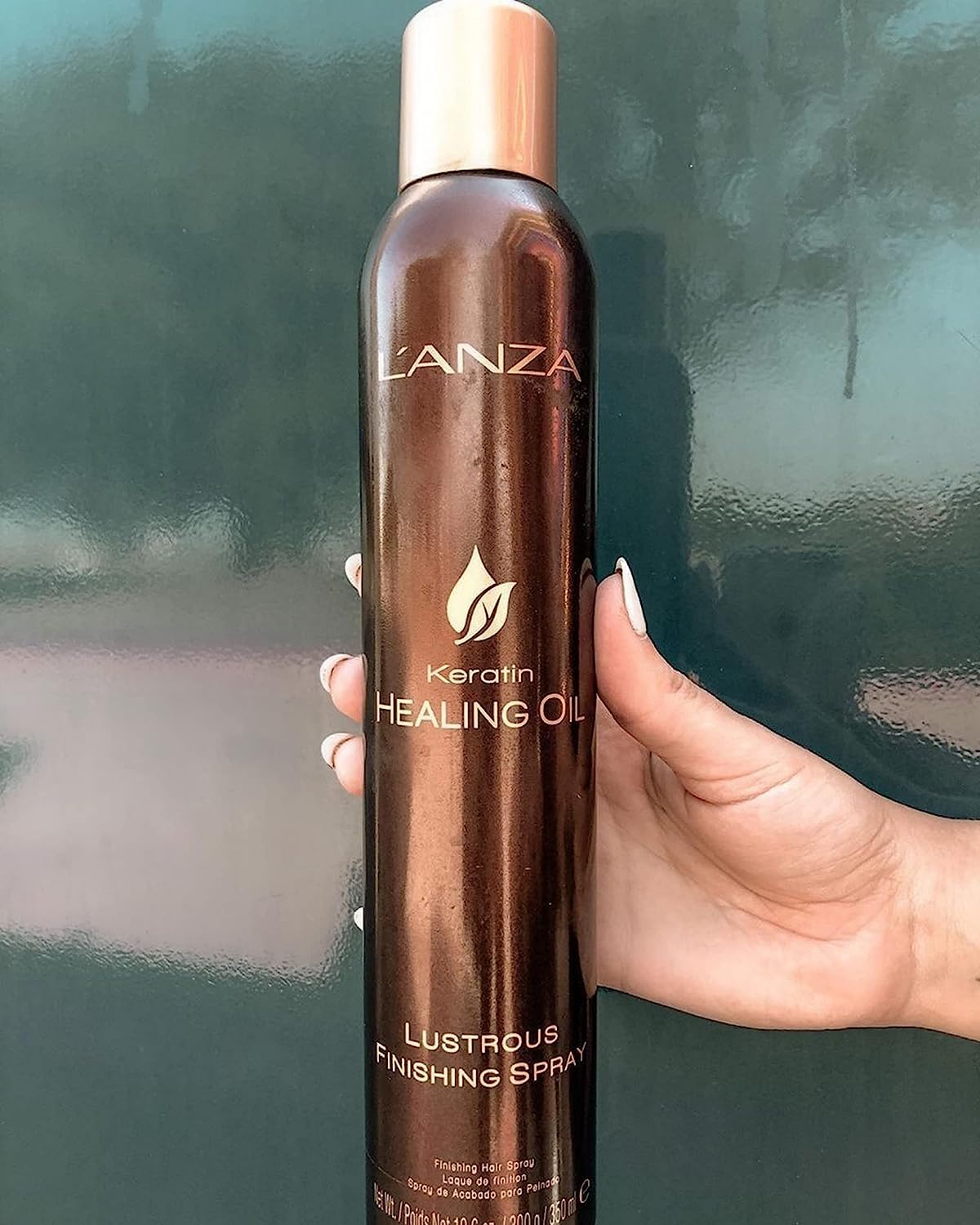 L'anza Keratin Lustrous Healing Oil Finishing Spray, 10.6 Ounce