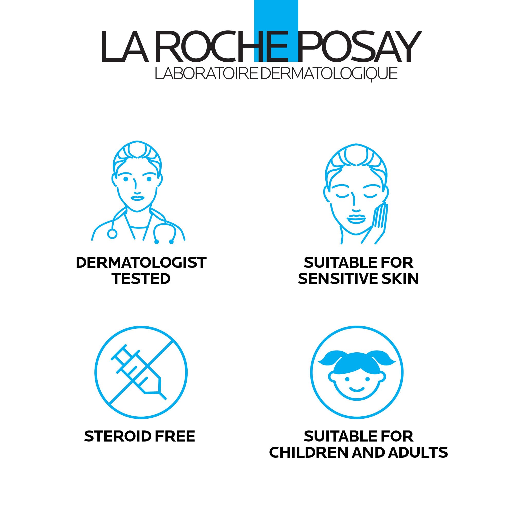 La Roche-Posay Cicaplast Gel B5, Protective Repair Gel for Cracked, Chapped Skin with Madecassoside and Glycerin, Tested Post-Procedure, Post-Stitches, Post-Laser, 1.35 Fl Oz