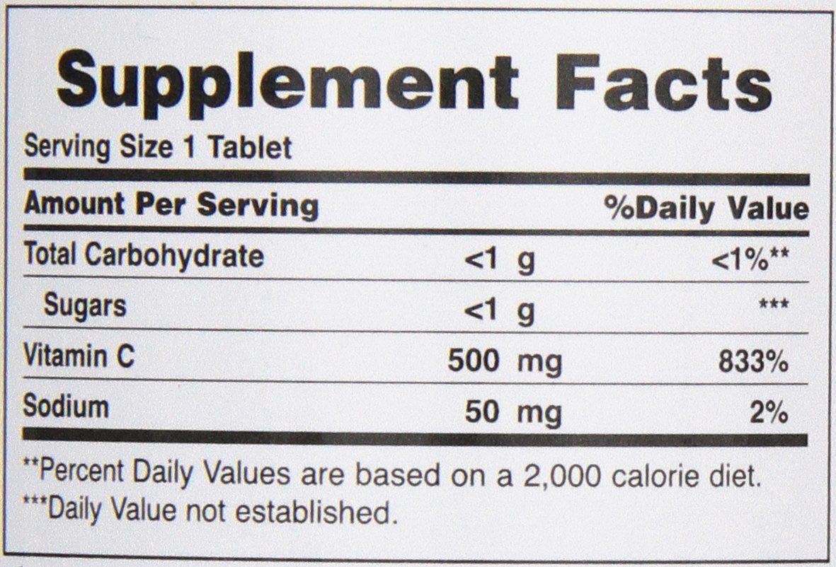 Nature's Bounty, C-500 mg Delicious Chewable w/ Rose Hips Tablets, 90 ct