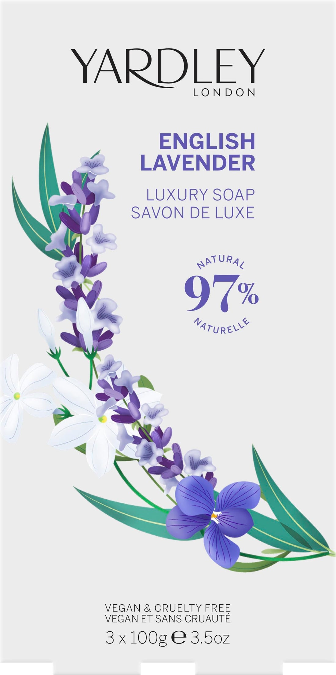 Yardley Of London Yardley English Lavender By Yardley Of London For Women. Luxury Soap Pack 3 X 3.5-Ounces