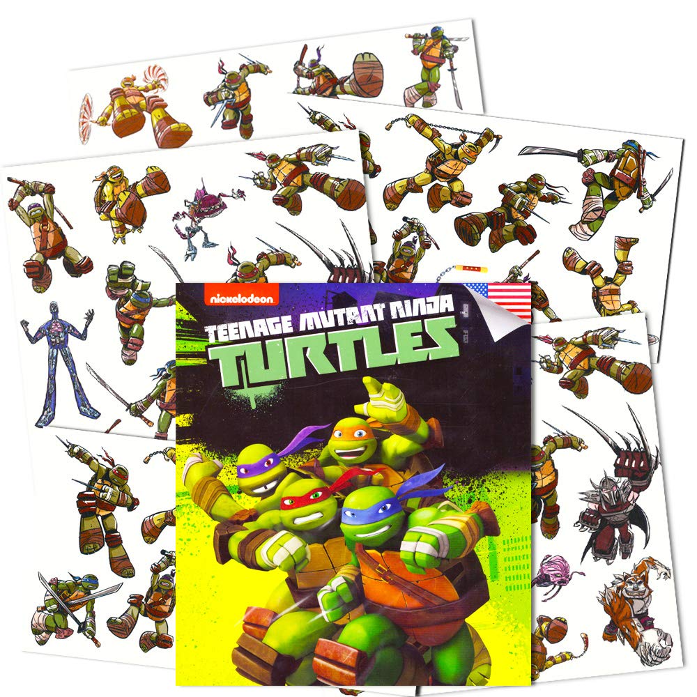 Savvi Disney Temporary Tattoos for Kids (Teenage Mutant Ninja Turtles)