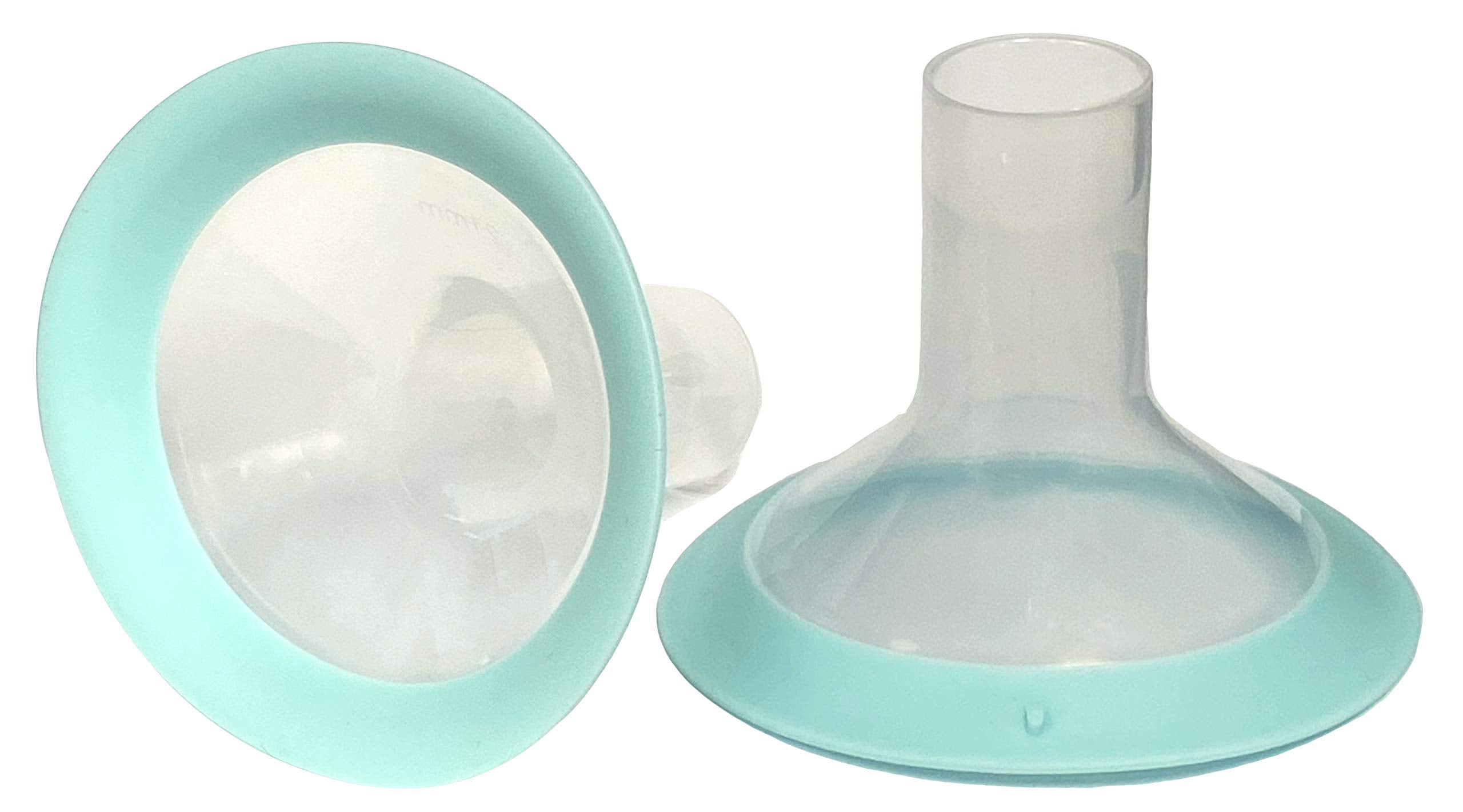 Zomee Flex Breast Nipple Shield Latch Assistance Inverted or Flat- Comfortable & Soft for Easy Pumping Use for Z1 Z2 Breast Pump (28 mm) 2 Pack