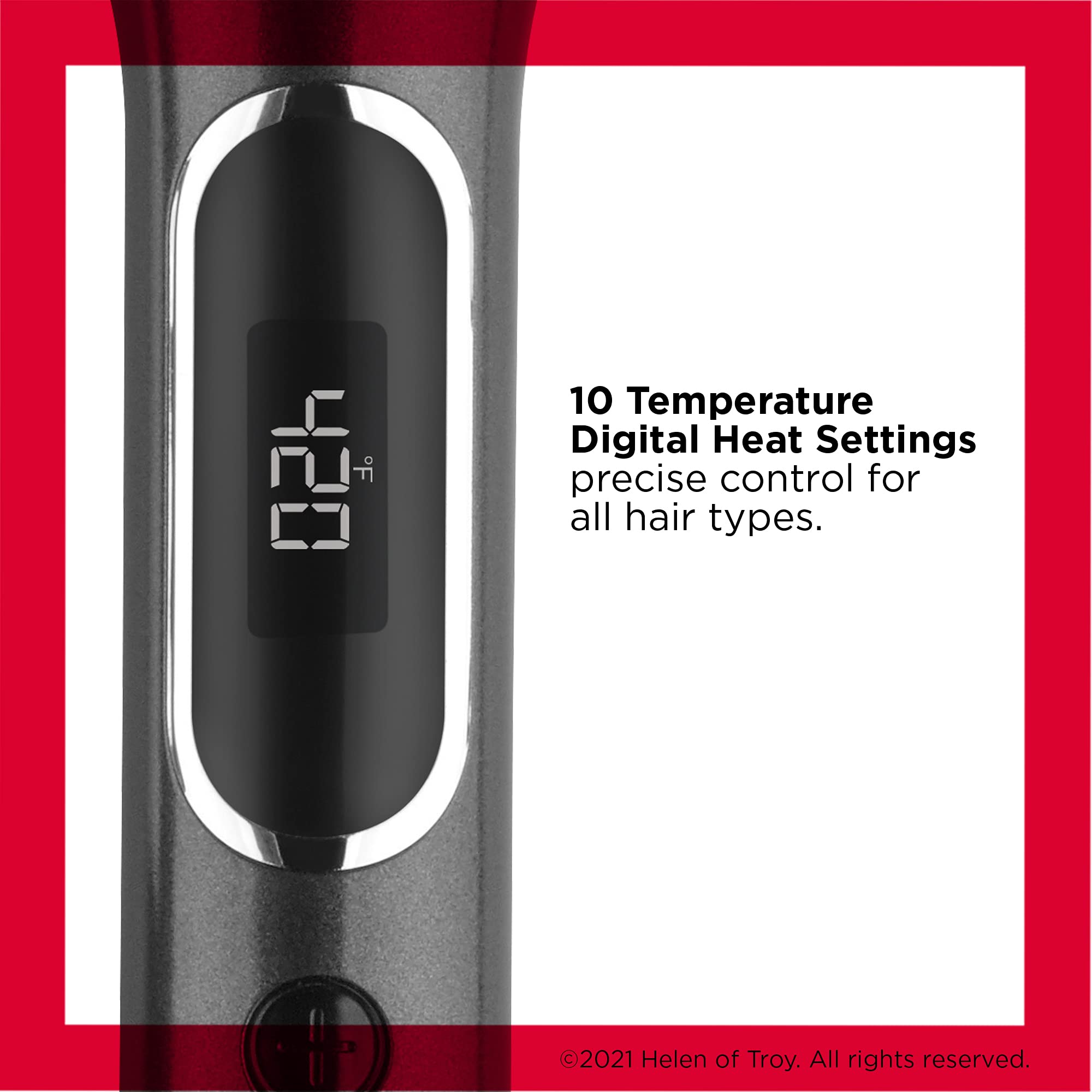 REVLON Adjustable Barrel 2 in 1 Curling Wand, 1 and 1-1/2 inch