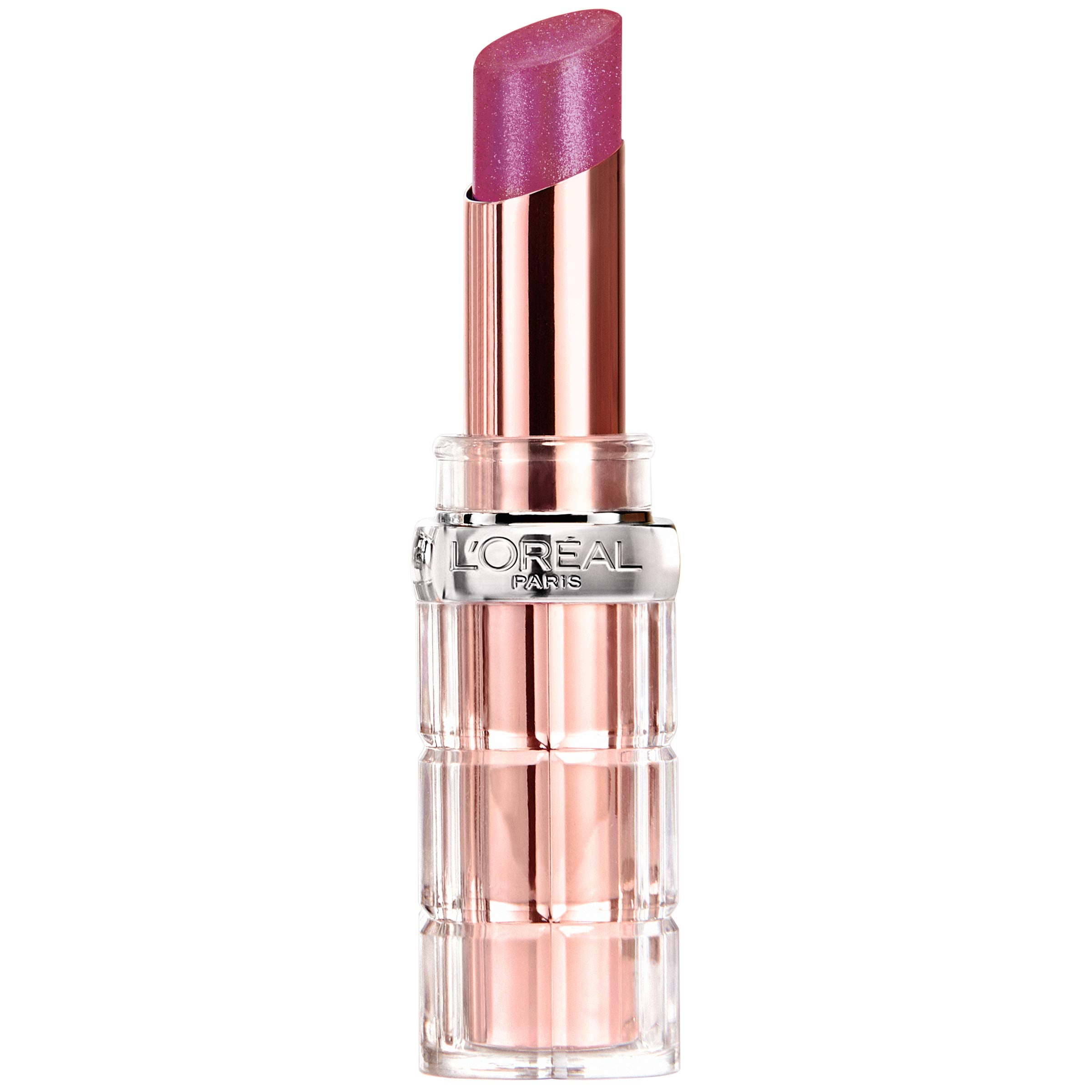 L’Oréal Paris Makeup Colour Riche Plump and Shine Lipstick, for Glossy, Radiant, Visibly Fuller Lips with an All-Day Moisturized Feel, Mulberry Plump, 0.1 oz.