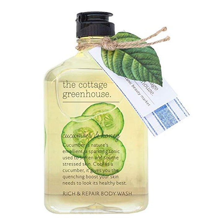 The Cottage Greenhouse Cucumber & Honey Body Wash