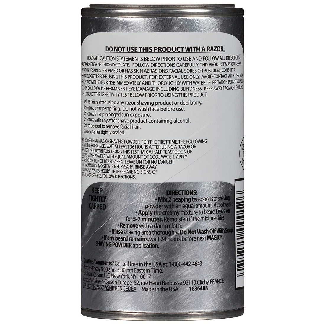 SoftSheen Carson Magic Skin Conditioning with Aloe & Vitamin E Shaving Powder : Pack of 4