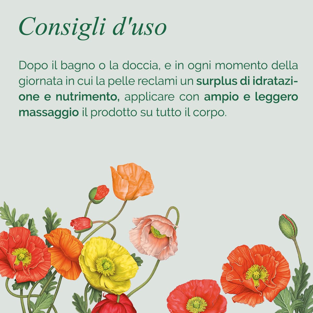 Papavero Soave (Sweet Poppy) Perfumed Body Cream by L'Erbolario Lodi