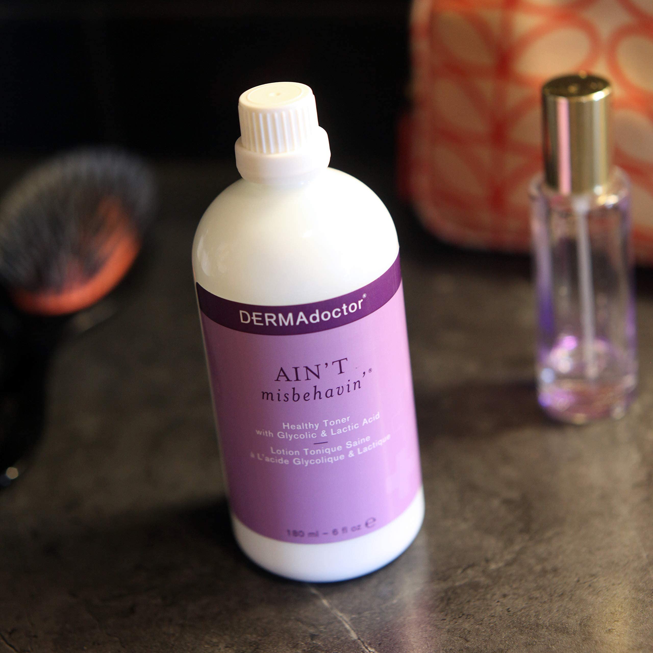 DERMAdoctor Ain't Misbehavin' Healthy Toner With Glycolic and Lactic Acid, 6 fl. oz.