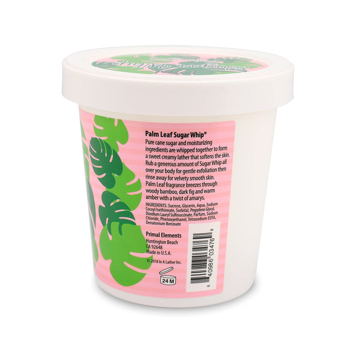 Primal Elements Sugar Whip Moisturizing Body Scrubs - Palm Leaf