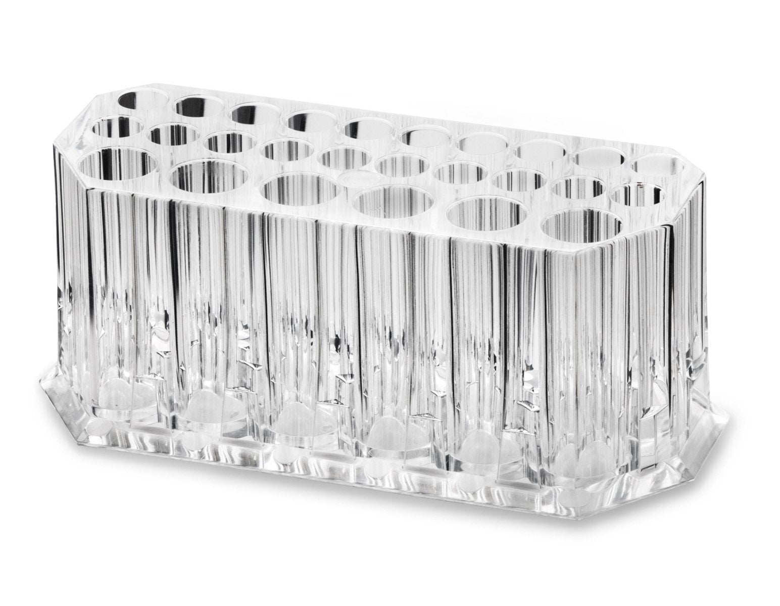 Acrylic Eye/Lip Liner Organizer & Beauty Care Holder Provides 26 Space Storage | byAlegory (Clear)