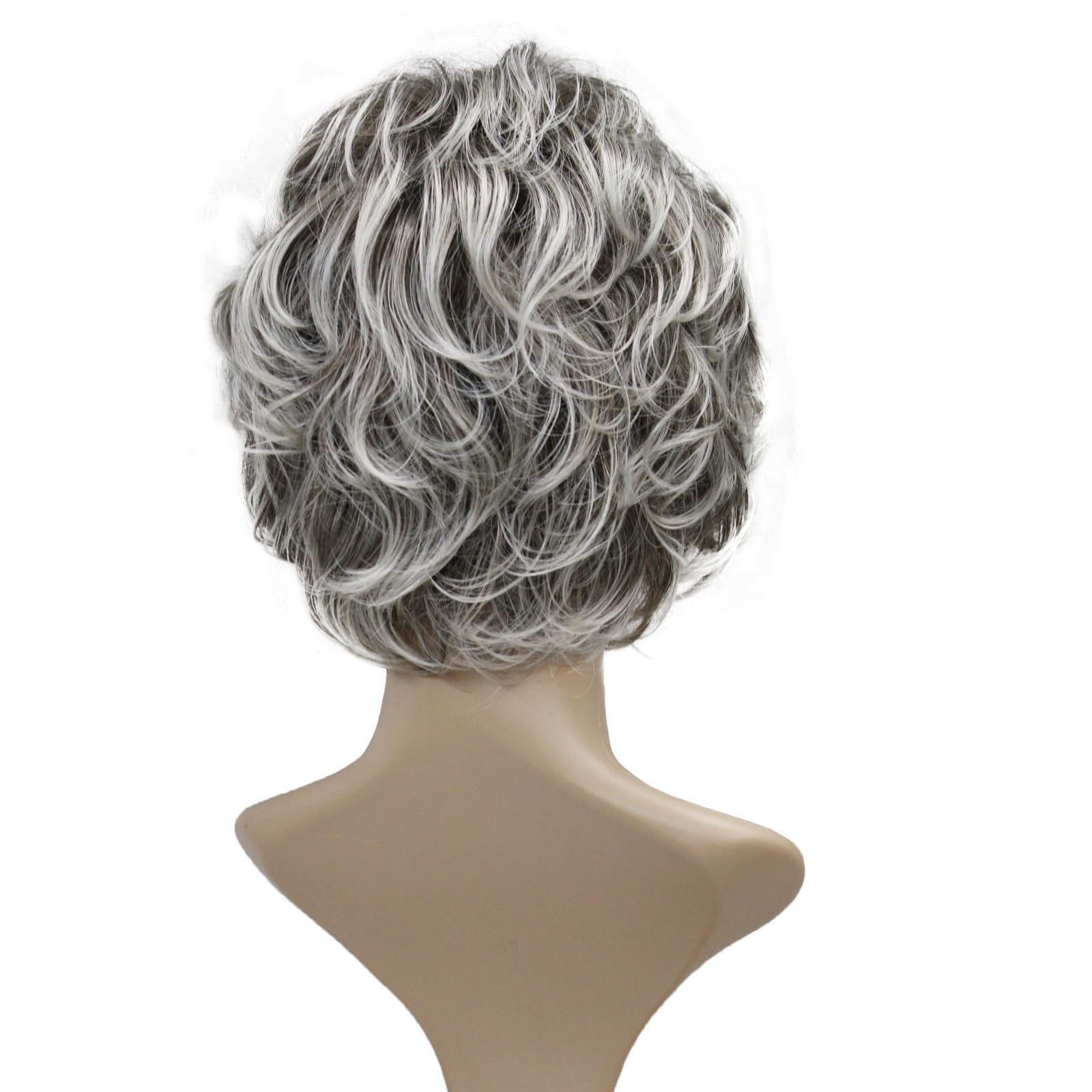Wigingway #48T: Wiginway Ladies Wigs Short Wavy Bob Wigs For Women Synthetic Capless Full Wig 8 Colors