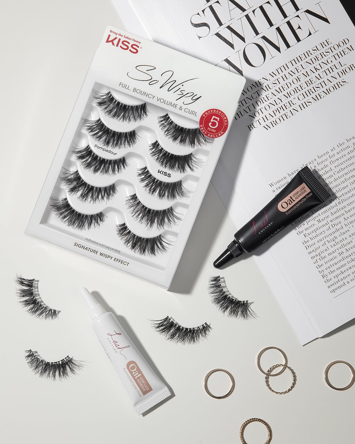 KISS Blowout Lash Multipack, Pompadour (KBLM02)