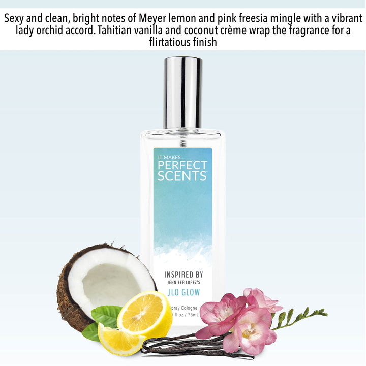 Perfect Scents Impression of J Lo Glow Cologne, 2.5 Fluid Ounce