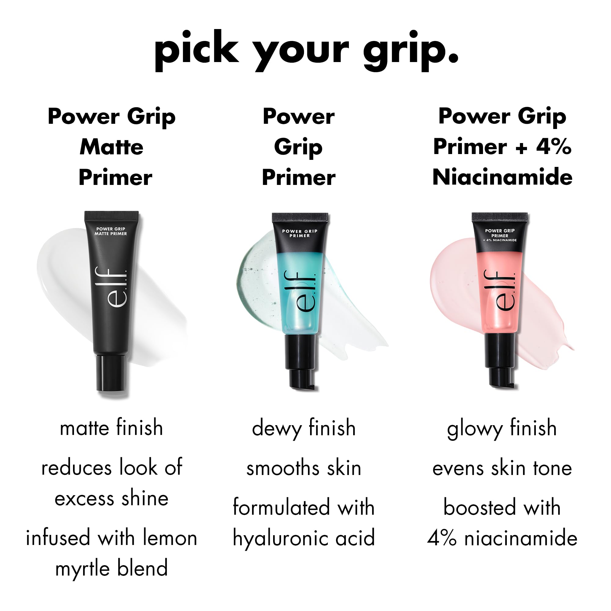 e.l.f. Power Grip Matte Primer Mini, Gel-Based & Hydrating Face Primer For Smoothing Skin & Gripping Makeup, Moisturizes & Primes, Travel Size