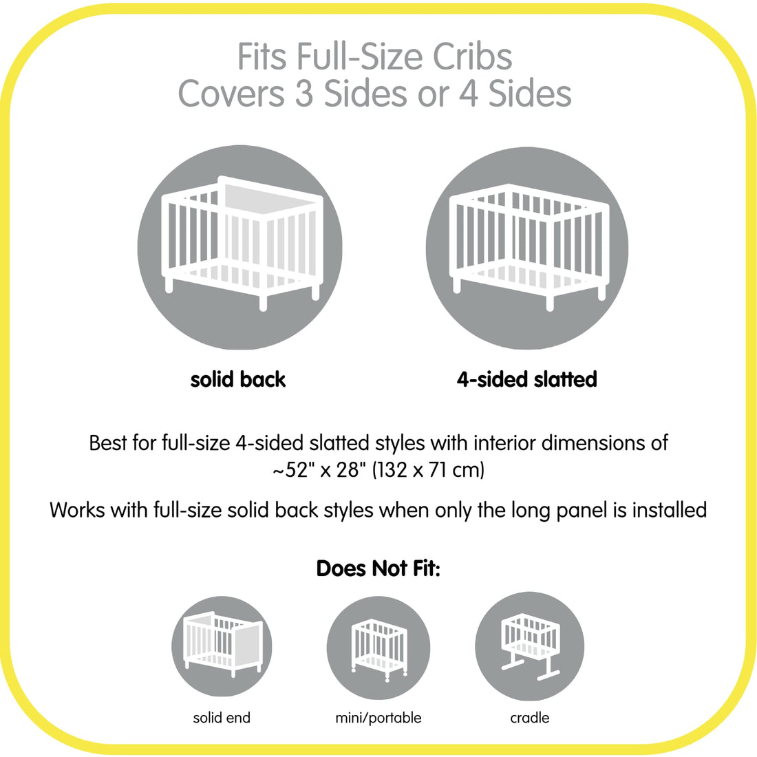 BreathableBaby Breathable Mesh Liner for Full-Size Cribs, Deluxe 4mm Mesh, Natural Linen (Size 4FS Covers 3 or 4 Sides)