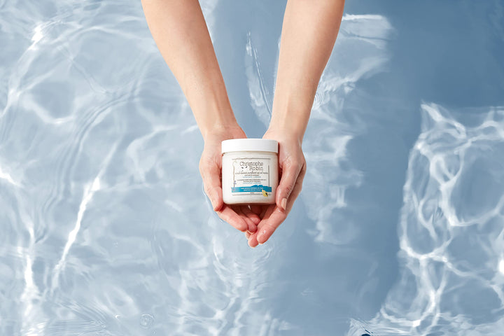 Christophe Robin Cleansing Purifying Scrub with Sea Salt 250 ml | 8.45 Fl Oz | Scalp Scrub Treatment | Cleanses and Removes Impurities from the Scalp