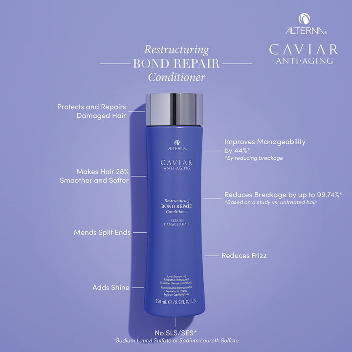 Alterna Caviar Anti-Aging Restructuring Bond Repair Conditioner, 16.5 Fl Oz