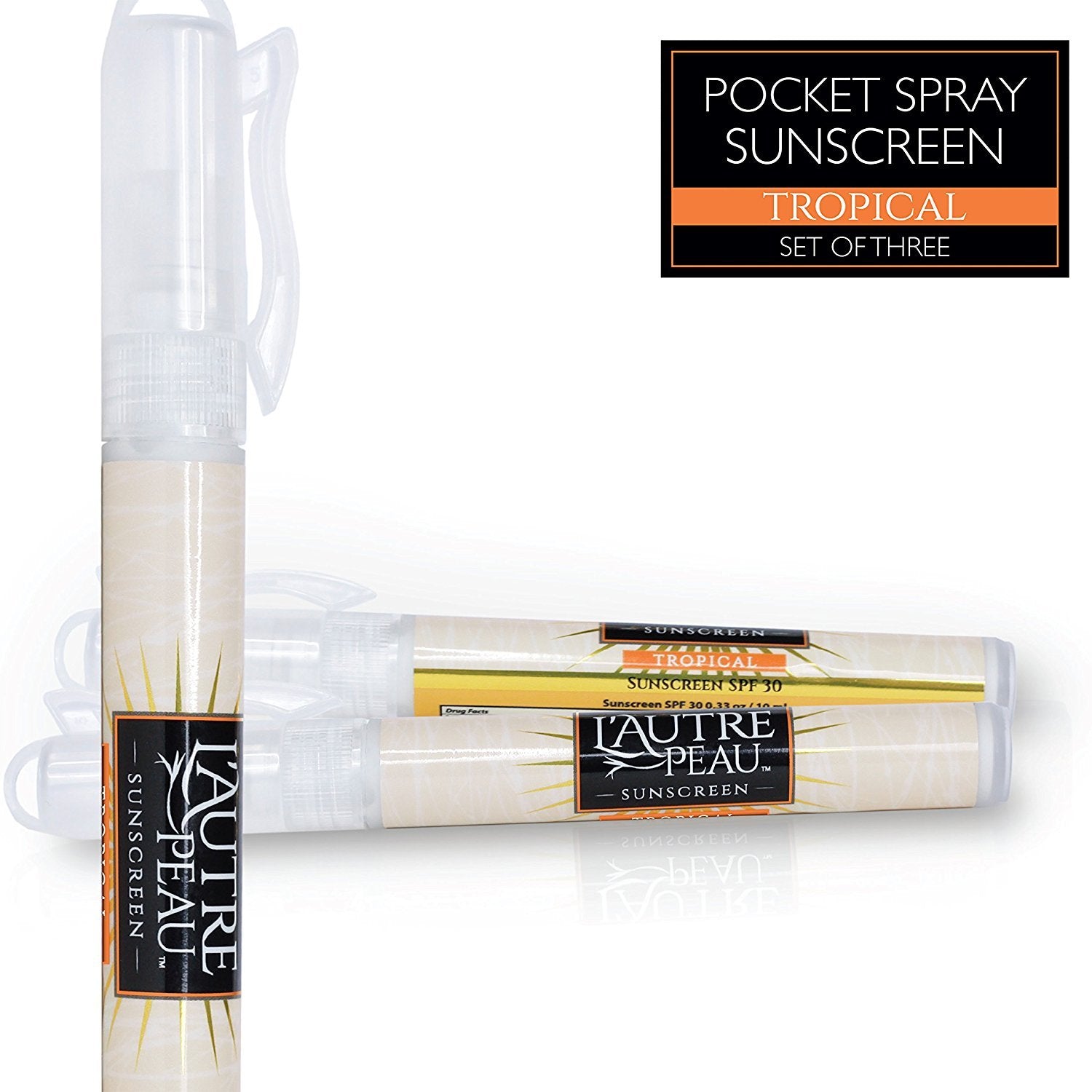 SPF 30 Sunscreen Spray by L'AUTRE PEAU | Special 3 Pack - Translucent Frost Color