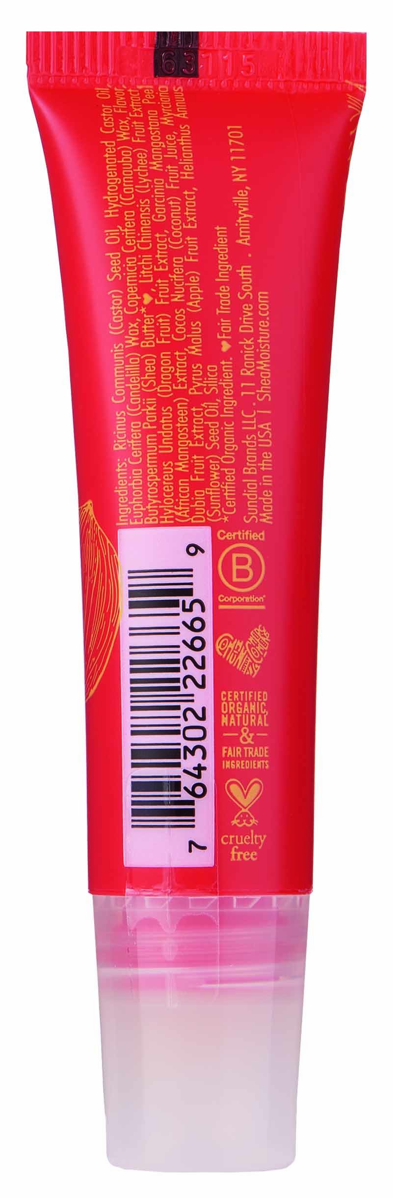 Shea Moisture Fruit Fusion Coconut Water Butter Lip Balm Care for Unisex, 0.5 Ounce