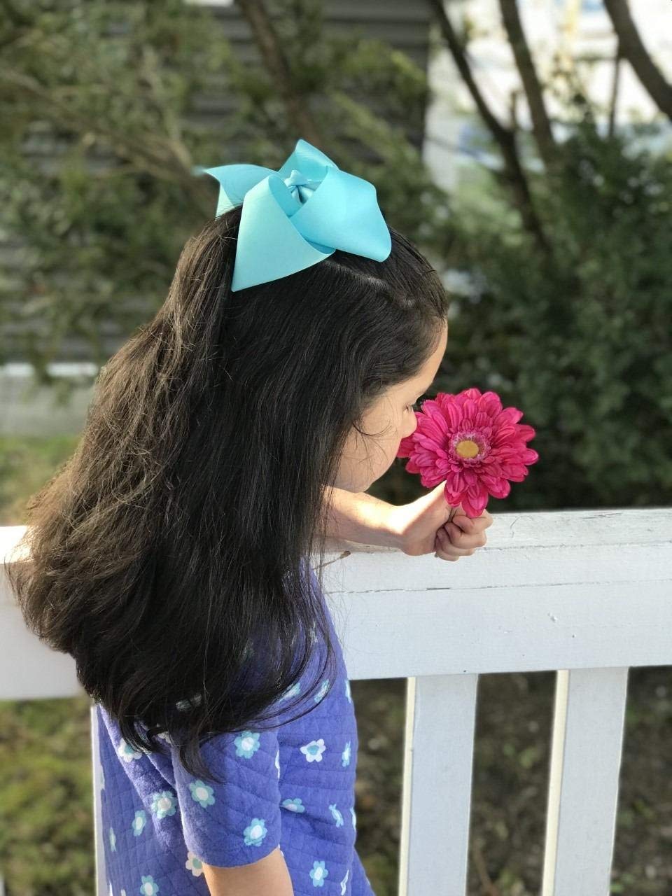 CÉLLOT 40 Pieces 6 Inch Hair Bows for Girls Clips Grosgrain Ribbon Boutique Hair Bow Alligator Clips For Girls Teens Toddlers Kids