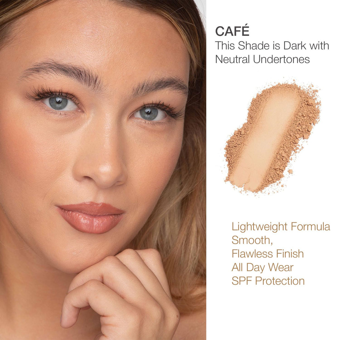 Bella Pierre Mineral Foundation, Cafe, 0.3-Ounce
