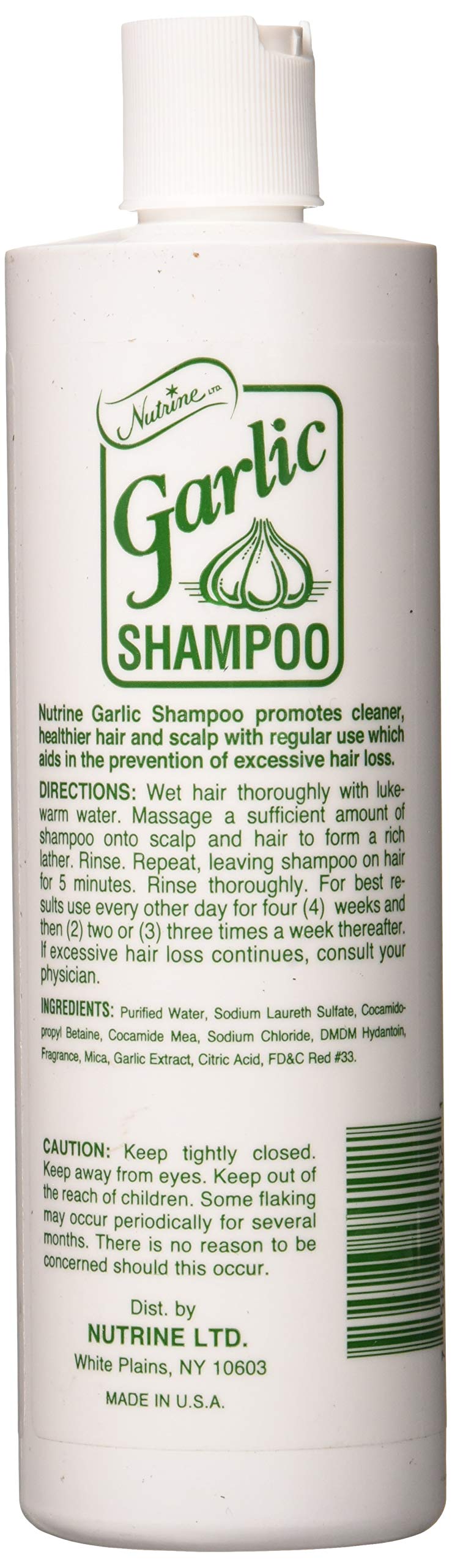 Nutrine Garlic Shampoo 16 oz. Unscented