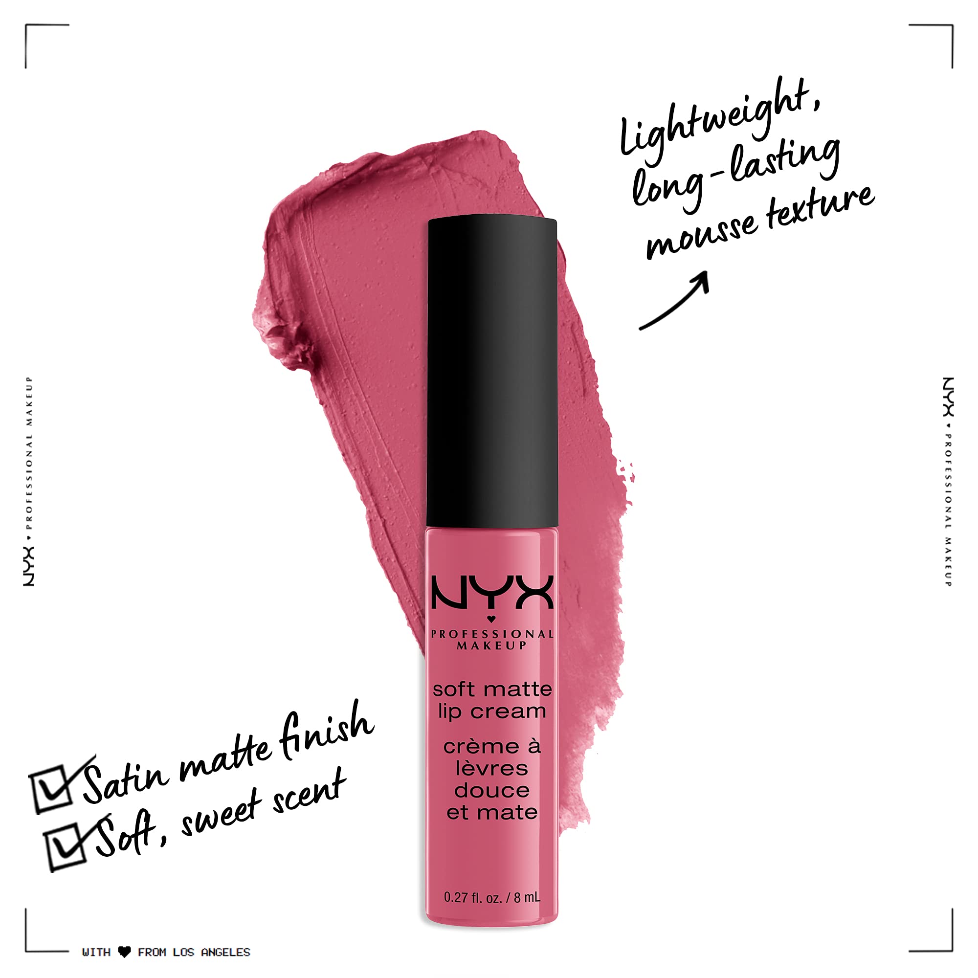 Nyx Professional Makeup Soft Matte Lip Cream, Milan, 8ml