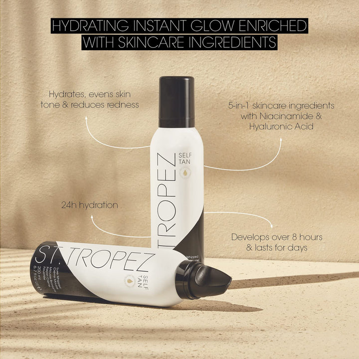 St.Tropez Tan Luxe Whipped CrÃƒ¨me Mousse 200ml I Skincare Self Tanner I Fake Tan