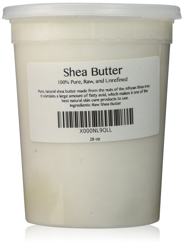 100% Pure Unrefined Raw SHEA BUTTER - from the nut of the African Ghana Shea Tree (28 oz)
