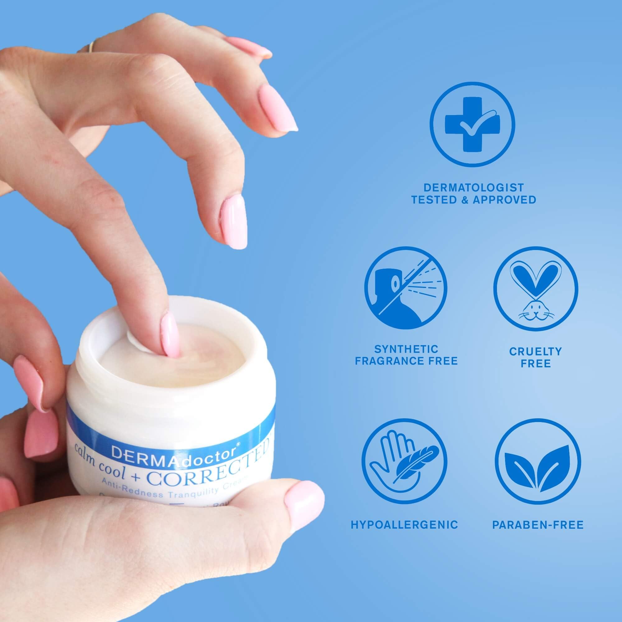 DERMAdoctor Calm Cool & Corrected AntiRedness Tranquility Cream 50ml/1.7 oz