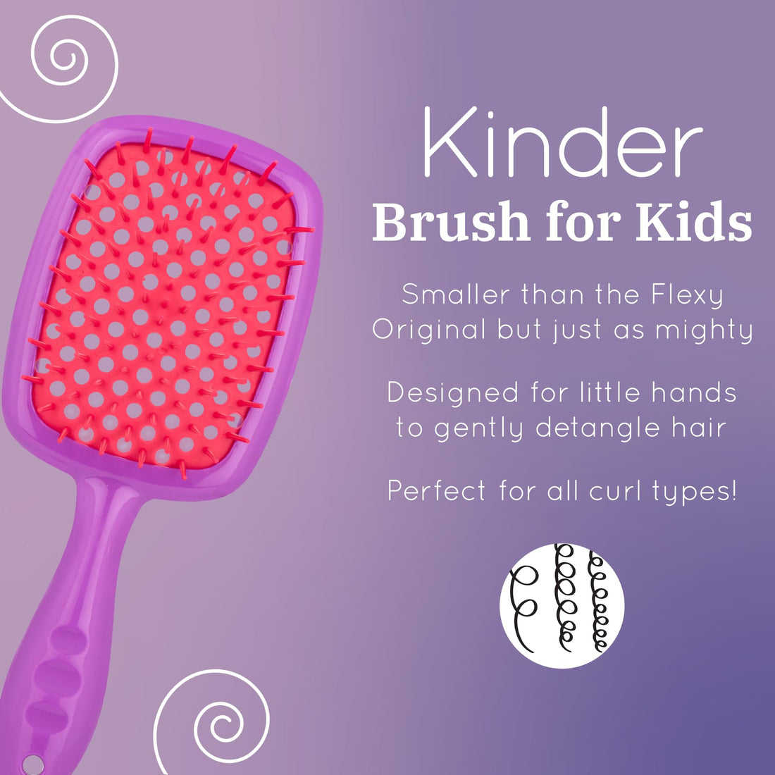 CURLY HAIR SOLUTIONS - Kinder Brush