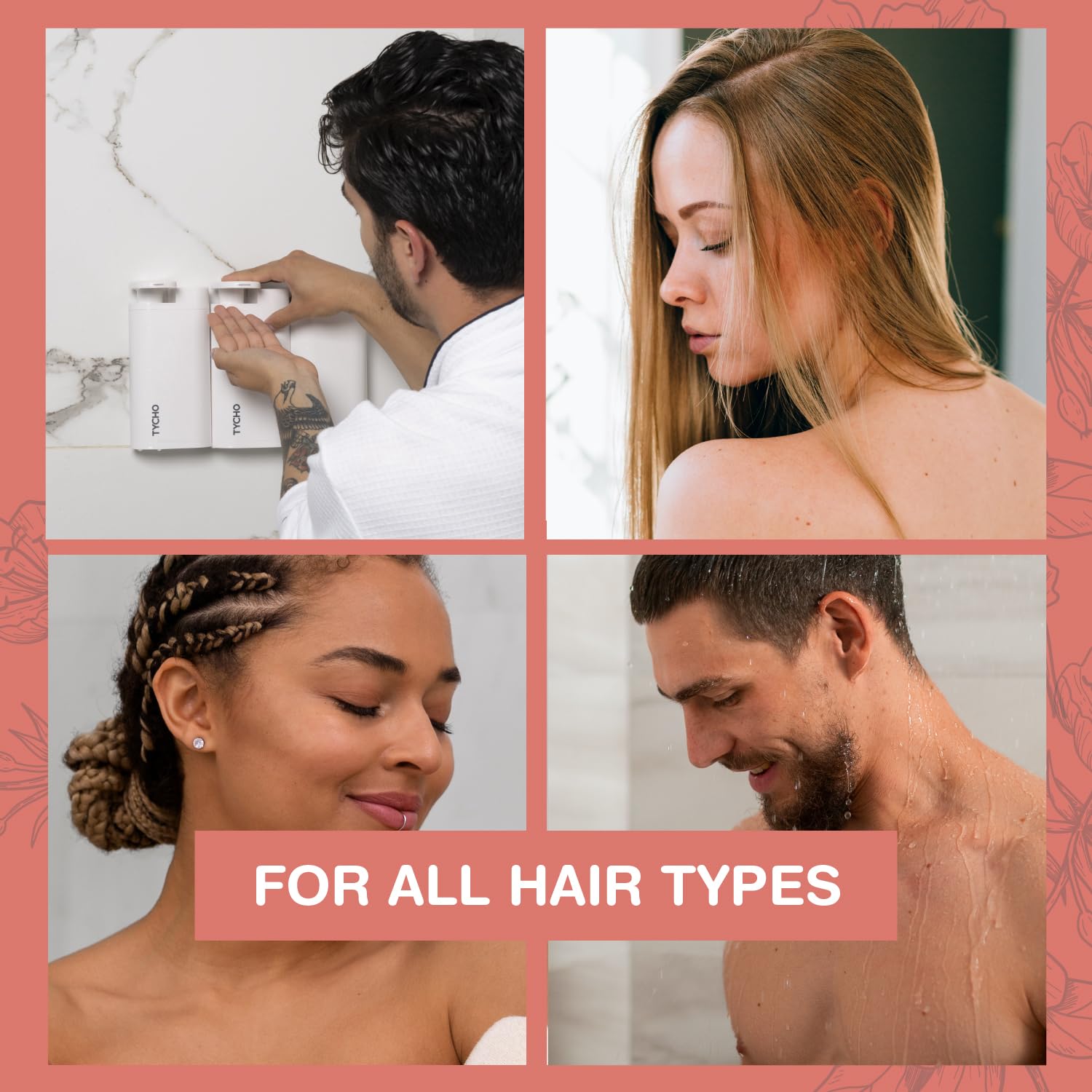 TYCHO Conditioner Refill Pouch 450ml (15.22 fl oz) - Hair Conditioner for Damaged Dry Hair Ideal for Refillable Shampoo & Conditioner Systems | Conditioner for Dry Hair, PH Balanced & Shine