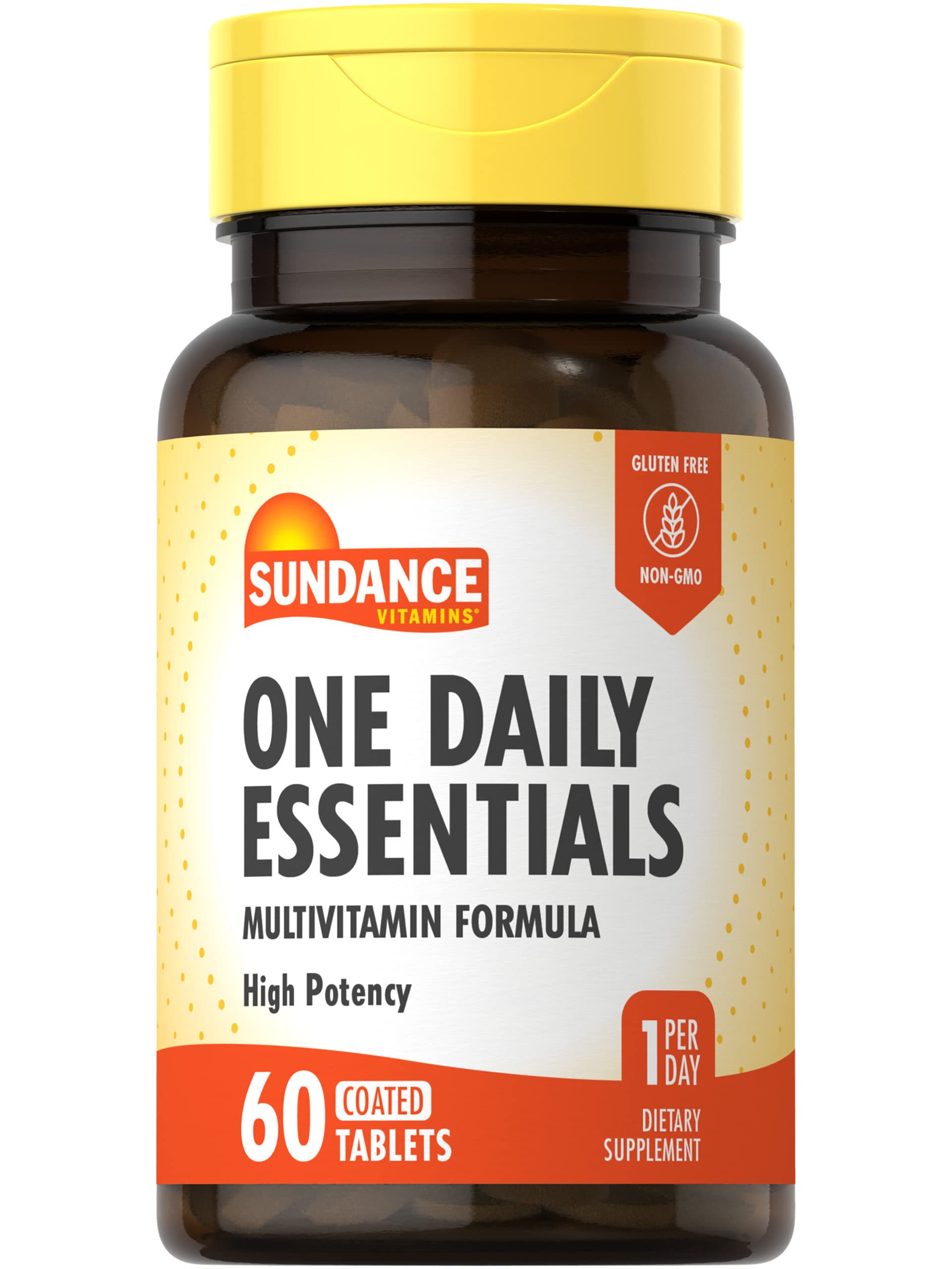 Sundance Daily Multivitamin for Adults | 60 Tablets | High Potency Formula | Non-GMO, Gluten Free Supplement