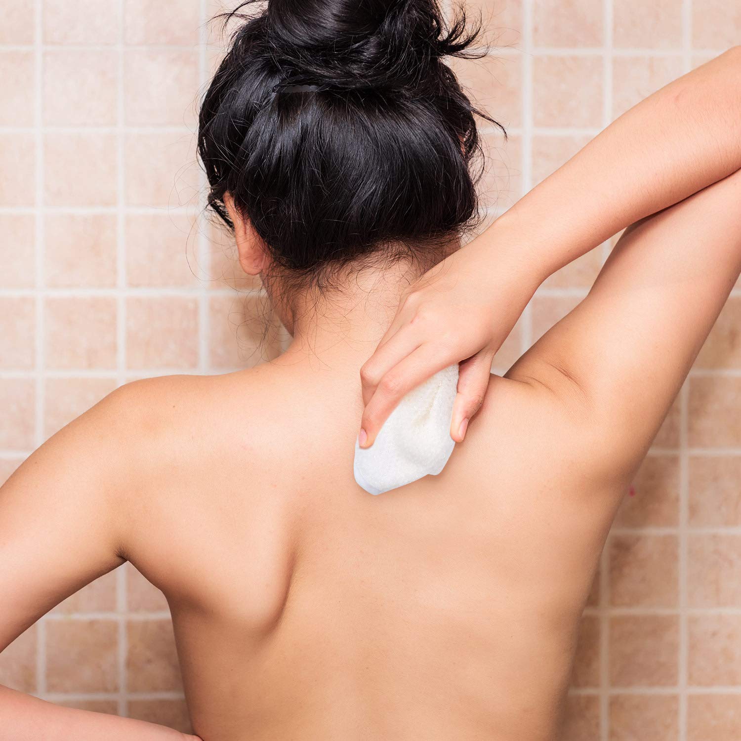 3 Pack Exfoliating Face and Body Wash Cloths Towel Weave Bath Cloth Exfoliating Scrub Soft Washcloth Massage Bath Towel for Women Man