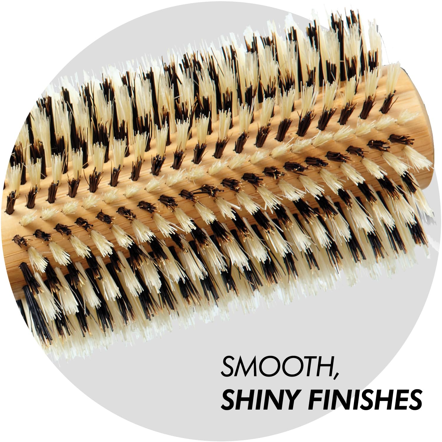 Sam Villa Bamboo Boar Bristle Oval Medium Brush