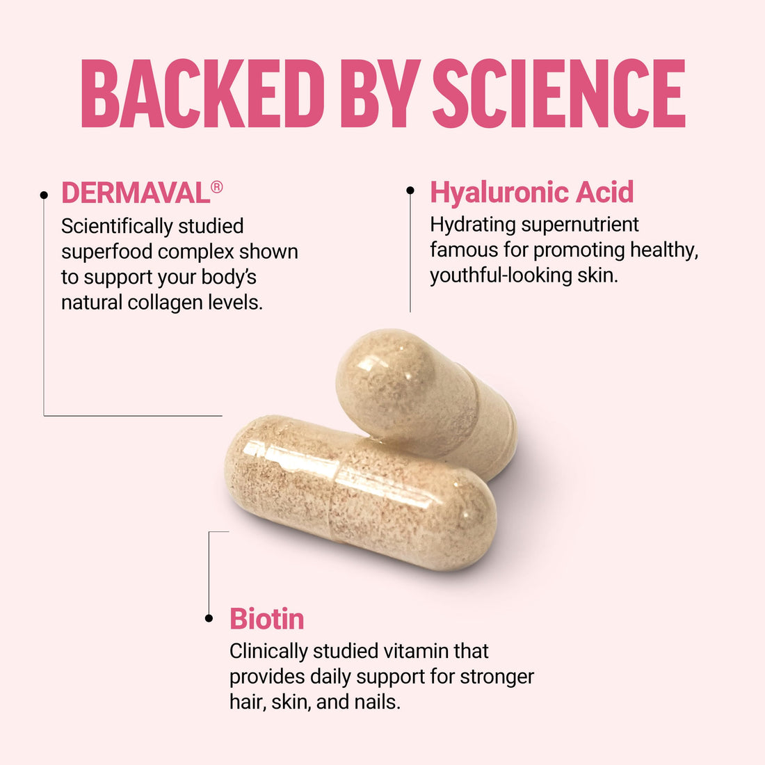 Force Factor Collagen Boosting Superfoods, Vegan Collagen Booster with Hyaluronic Acid, Biotin, Bamboo, Amino Acids & Vitamins for Hair, Skin, and Nails, Strengthener and Skin Supplement, 60 Capsules