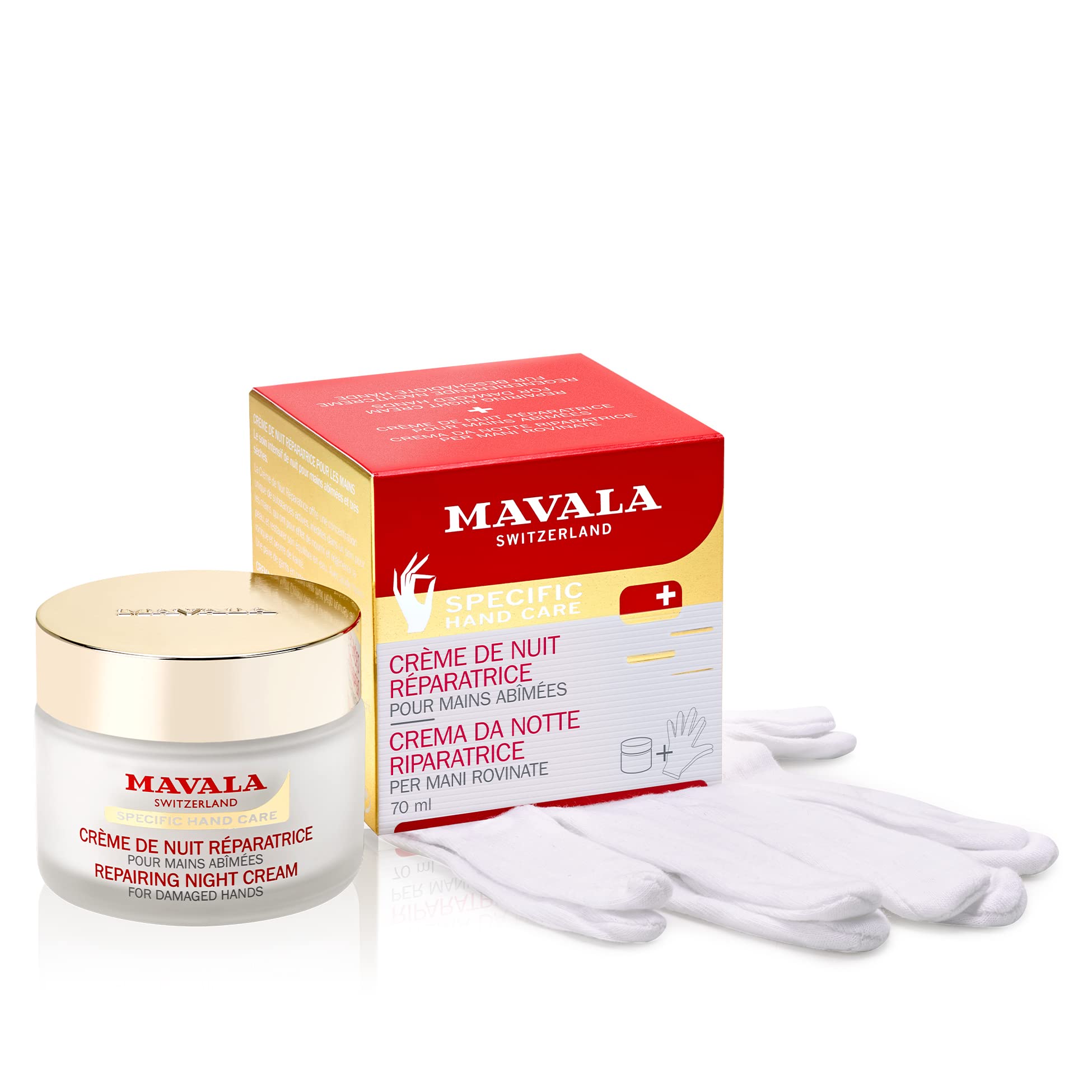 Mavala Repairing Night Cream for Hands, 2.4 Ounce