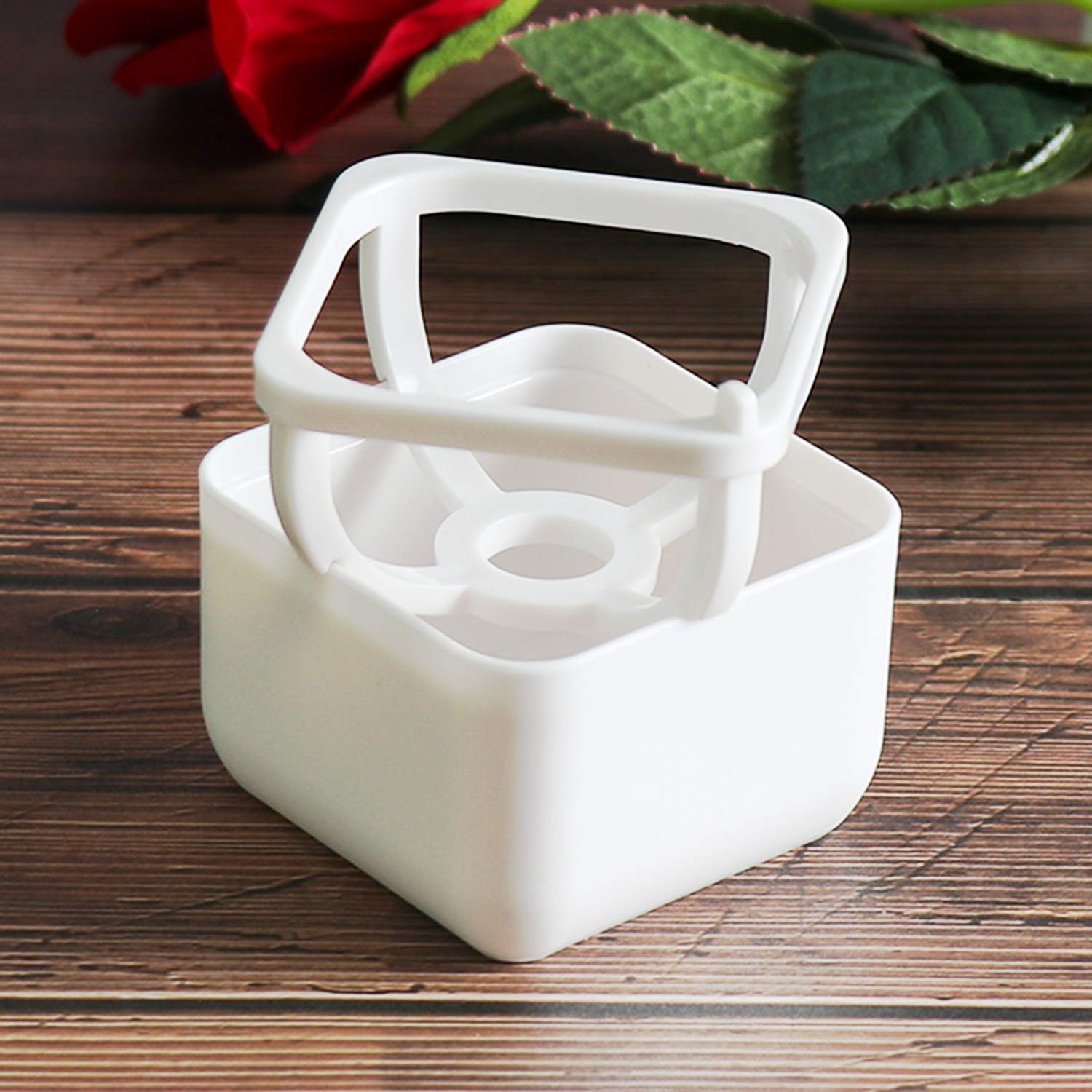 Makeup Sponge Blender Holder Travel Carrying Case Sponge Drying Rack Stand Holder Egg Powder Puff Drying Shelf Cute(NO SPONGE INCLUDED)