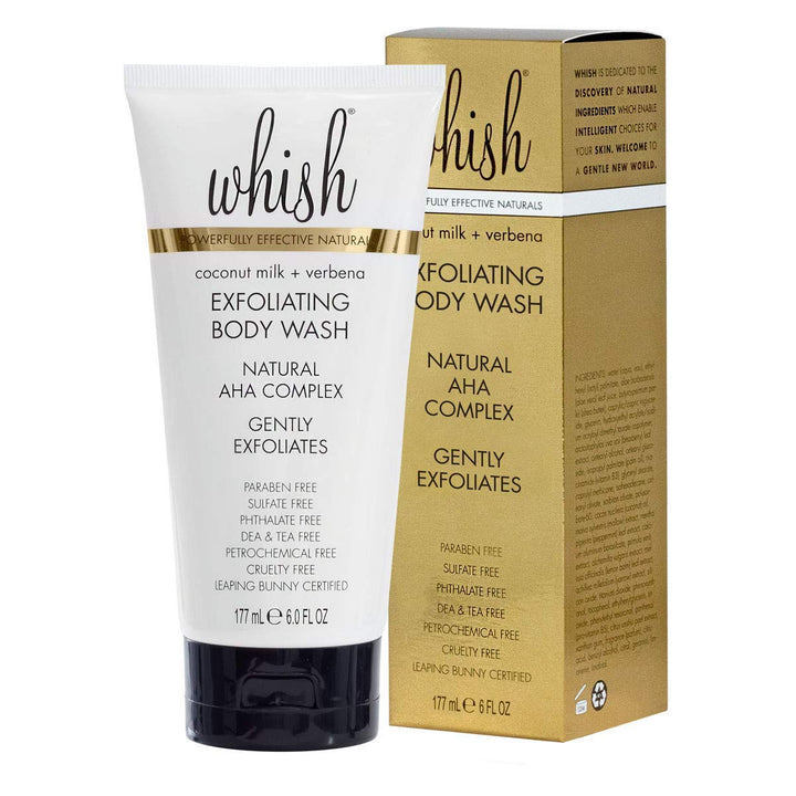 Whish Whish Exfoliating Body Wash - Coconut Milk - 6 fl oz