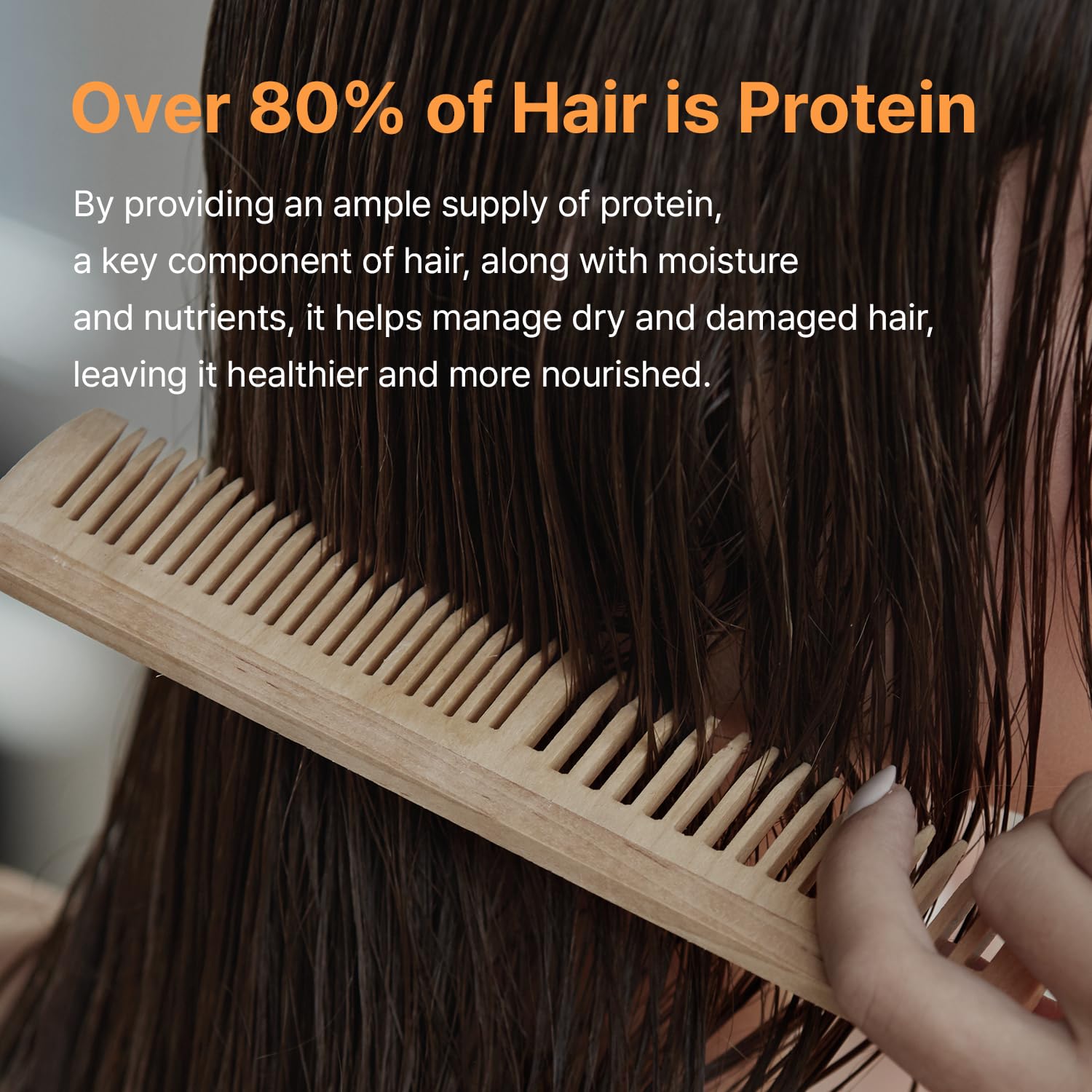 AVCA No Wash Protein Ampoule Treatment for Damaged, Dry, and Thin Hair Repair 200ml/6.76fl. oz.