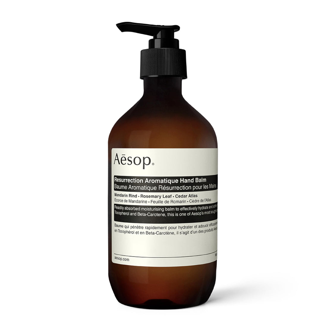 Aesop Resurrection Aromatique Hand Balm | 500 mL | Paraben, Cruelty-free & Vegan